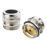 SKINTOP® MS-NPT BRUSH - Cable gland brass with NPT thread