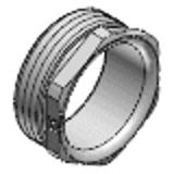 SKINDICHT® D - Compression screw, brass nickel-plated