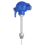Threaded temperature sensor with neck pipe and thermowell - EPIC® SENSORS