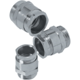 SKINDICHT® SVRE-M - Cable gland brass with incised sealing ring