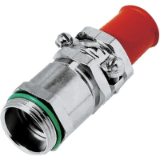 SKINDICHT® SR-SV-M - Cable gland with single clamp and antikink protection in FKM